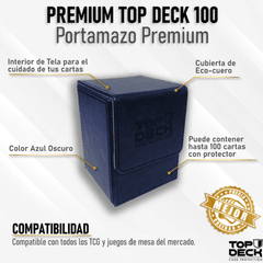 TOP DECK - Portamazos PREMIUM 100 - Azul